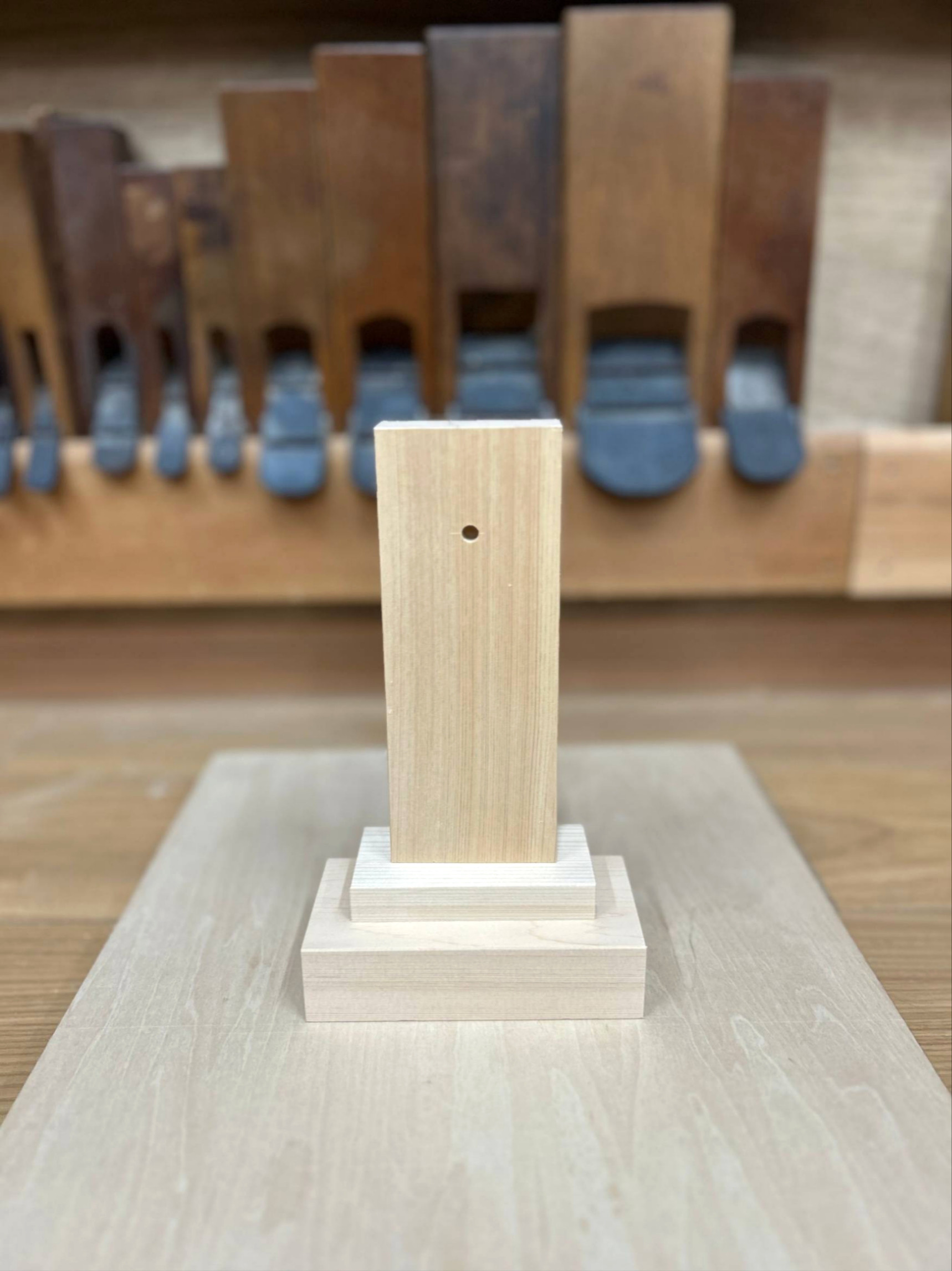 ［霊璽七寸］尾州桧製 手鉋仕上げ　受注生産