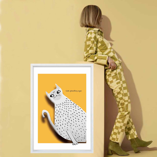 OTTA 手書きイラスト　ポスター　絵　アート OTTA 手書きイラスト ポスター 絵 アート