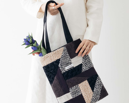 パッチワークバック05 トートバッグ maisa 通販 18247554｜Creema