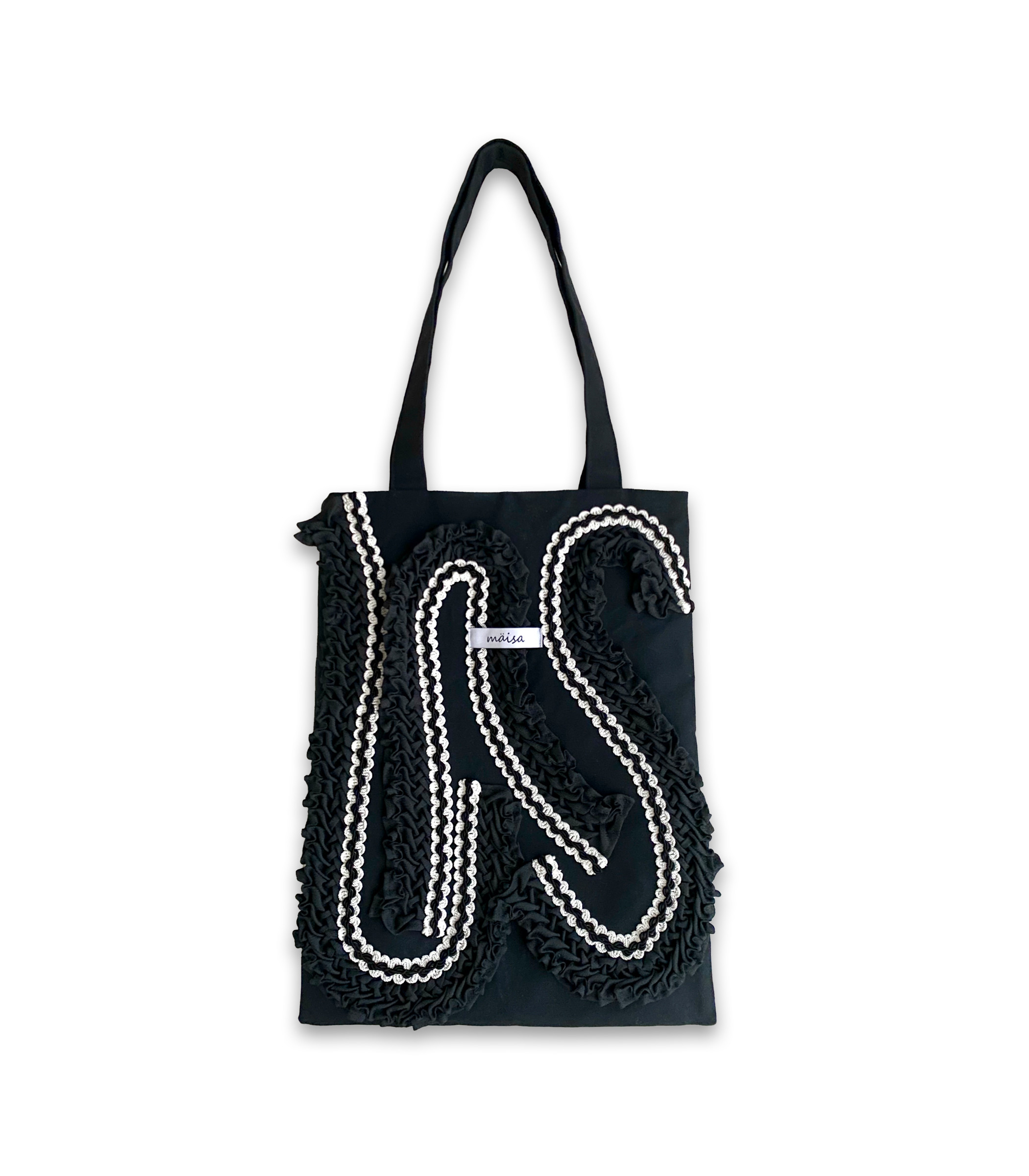 手刺繍スモッキングトートバック08