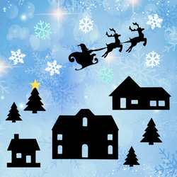 【冬の壁面飾り　サンタクロースのリース　13セット】 Amazon.co.jp: 壁面飾り 冬壁面 12月壁面 クリスマス壁面 リース