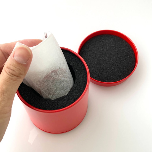 新作！【花札硝子】松に鶴〜　ガラスのおちょこ〜　ぐい吞み　酒器【受注製作】 5枚目の画像