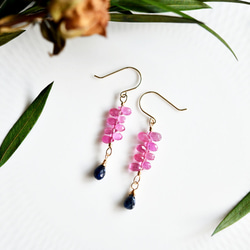 大粒11mmUP 約5カラット 希少石 マダガスカル産ルビーピアス 宝石質