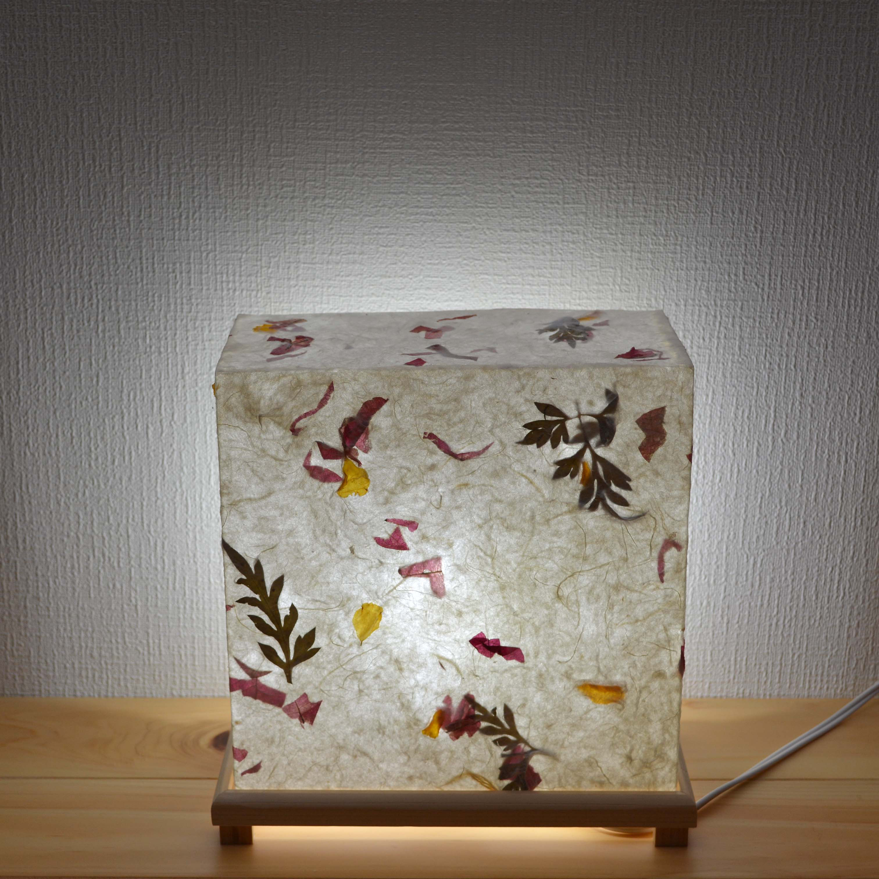 フロアライト　南国の紅と葉 LED