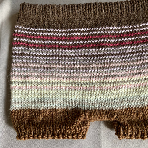 手編み毛糸のパンツ 大人Lサイズ ショートパンツ coco 通販｜Creema  