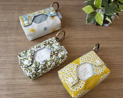 ✳︎✳︎専用✳︎✳︎ポケット付きティッシュケース　花柄コーデュロイ✳︎母made品✳︎ ✳︎✳︎専用✳︎✳︎ポケット付きティッシュケース 花柄コーデュロイ