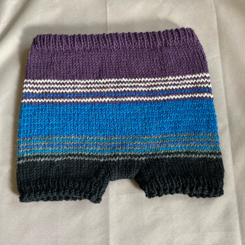 手編み毛糸のパンツ 大人Lサイズ ショートパンツ coco 通販｜Creema  