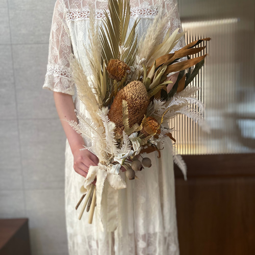 ドライフラワースワッグ バンクシア ネイティブフラワー 店舗