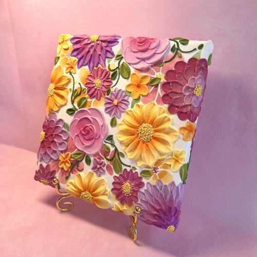 テクスチャーアート 絵画 アートパネル フラワーアート インテリア