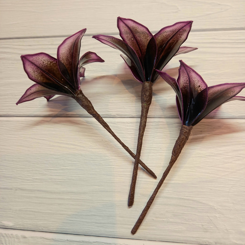 カリカチャ アンティーク 簪 リス 木の実 かんざし 一本差し 桜 梅 花 木製 シンプル 木 天然木 黒壇 京都