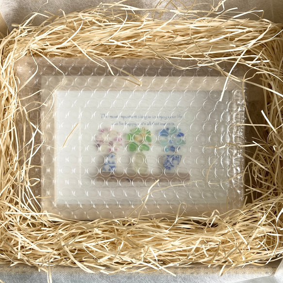 十字架　シーグラスアート　シーガラス　インテリア小物　置物壁かけ　キリスト教　聖書聖句　壁飾り　クロス 8枚目の画像