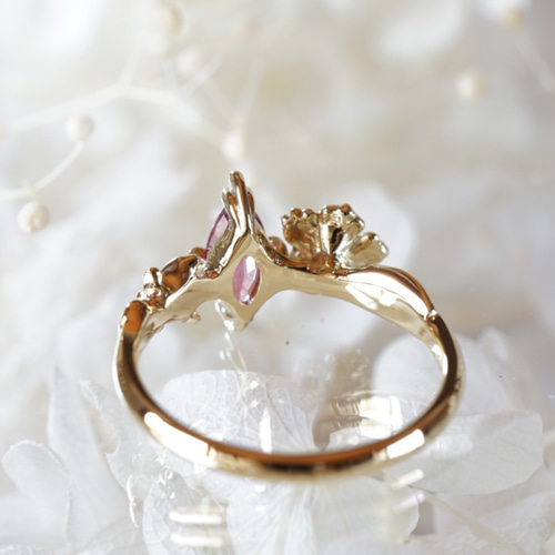 イーダーオーバーシュタイン　ピンクトルマリン　リング　ハンドメイド ピンク トルマリン リング / Pink Tourmaline Ring 2 | iichi