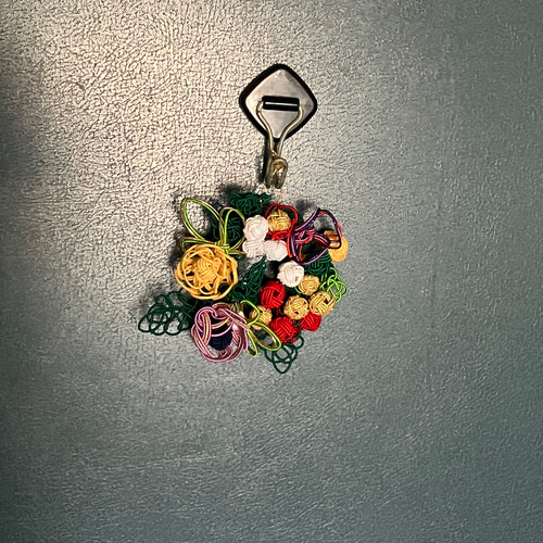 水引き ミニクリスマスリース No.3 立体・オブジェ 水引きMiccho 通販  