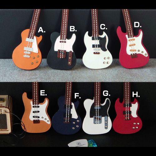 特集掲載》ミニチュア【エレキギター】ピックケース【8種選択