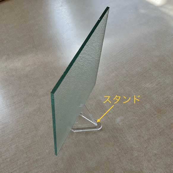 コスモスのミニパネル　秋桜、ステンドグラスパネル　 8枚目の画像