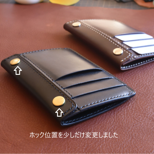 本革 マチ付きフラグメントケース フラグメントケース【受注制作