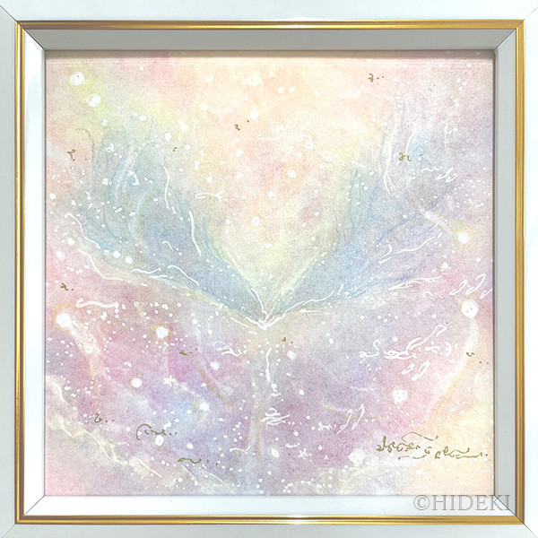 守護天使パステル画１点物[原画]最終値下げ 守護天使原画1点物パステル画値下げしました。