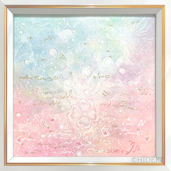 抽象的なパステル画 浮遊する人は お試し価格！】 抽象的なパステル画 浮遊する人は 絵画 - 絵画