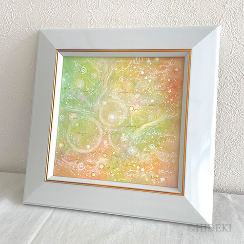 原画　抽象的　パステル画 抽象画パステルヒーリングアートをオーダーメイド制作｜パステルアート