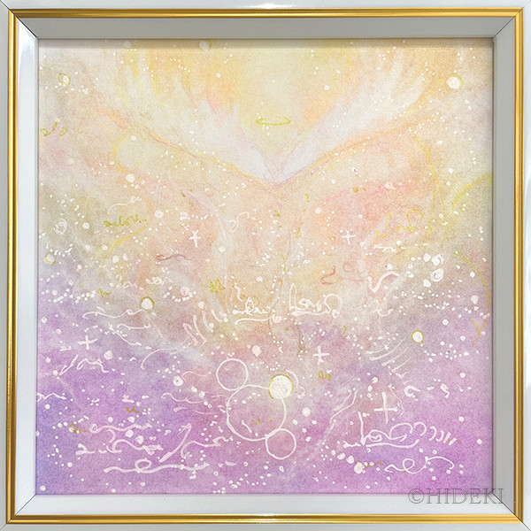 守護天使原画１点物パステル画値下げしました。