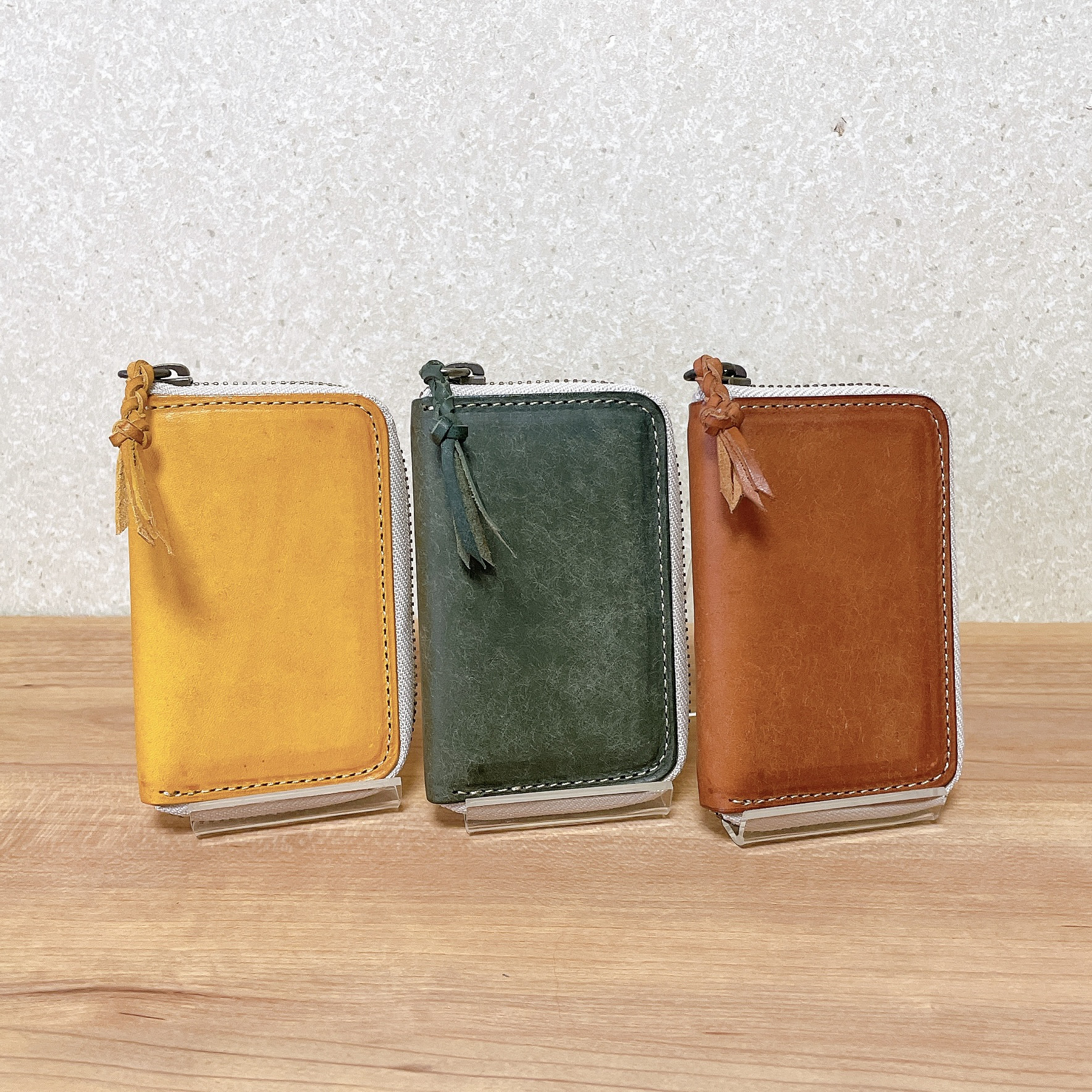 秋色　スマートキーケース【グリーン】