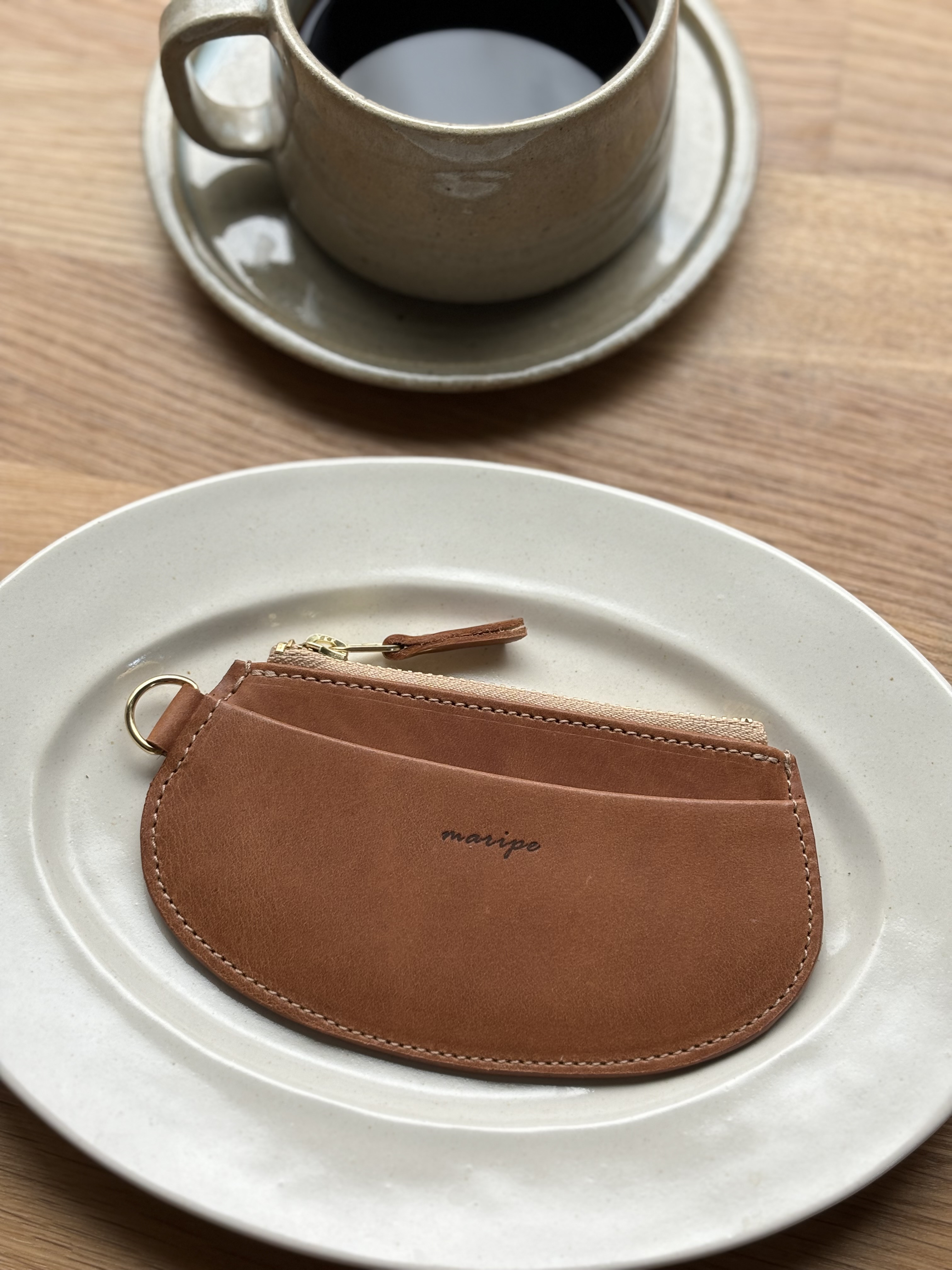 コーヒーカップ☕︎レザーコインケース