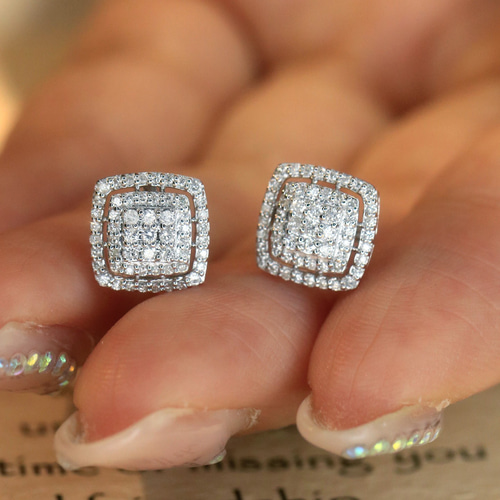 天然ダイヤモンドピアス0.5ct k18 ピアス（スタッド・一粒） パール