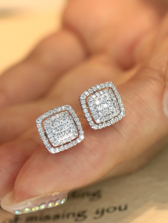 Risuhaiku計０．５ｃｔ　PT 天然ダイヤモンドピアス Risuhaiku様専用計0．5ct PT 天然ダイヤモンドピアス