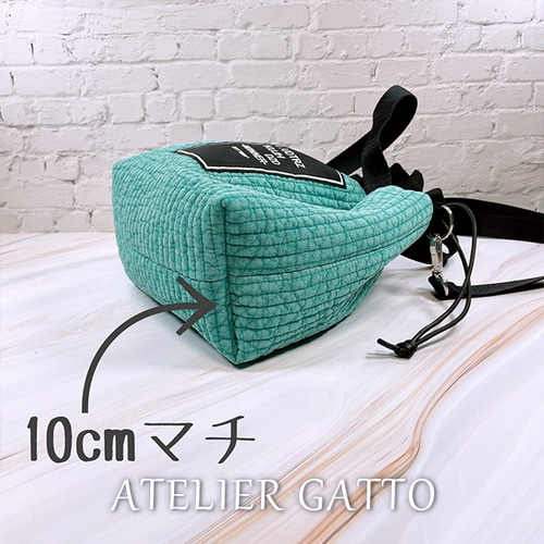 巾着型ショルダーバッグ【ヌビ】 巾着バッグ ATELIER GATTO 通販