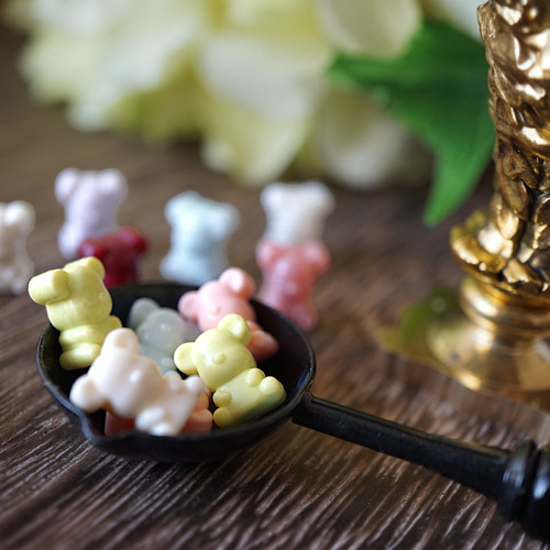 セール中】シーリングワックス テディベア 型 大容量 3本セット  