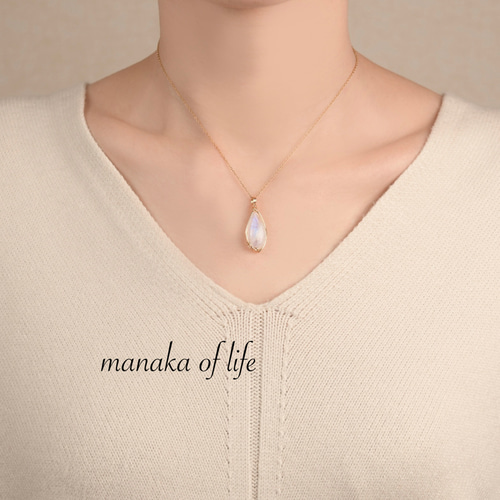 searoomlynn 喜ばしかっ ムーンネックレス ペンダントトップ 