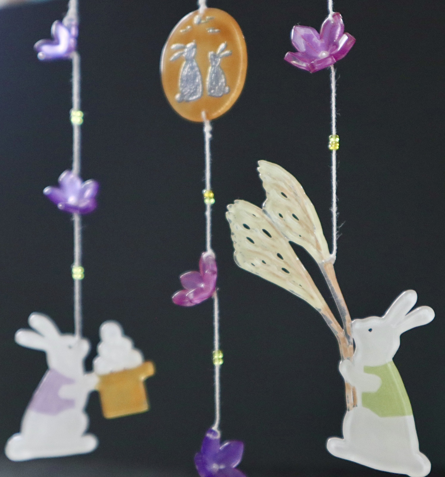 卓上ミニモビール・うさぎのお月見