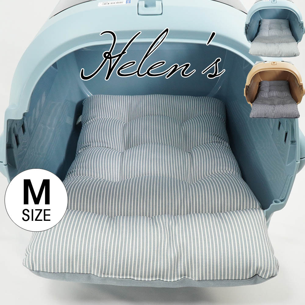 【送料*無料】あごのせ縁無しクッション  10オンスヒッコリーデニム Mサイズ クレートクッション