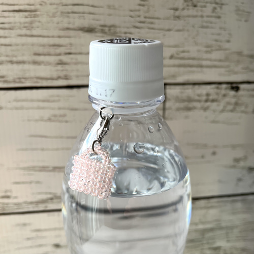 ビーズのミニバッグのアンブレラマーカー（薄紫） その他雑貨 Rosier