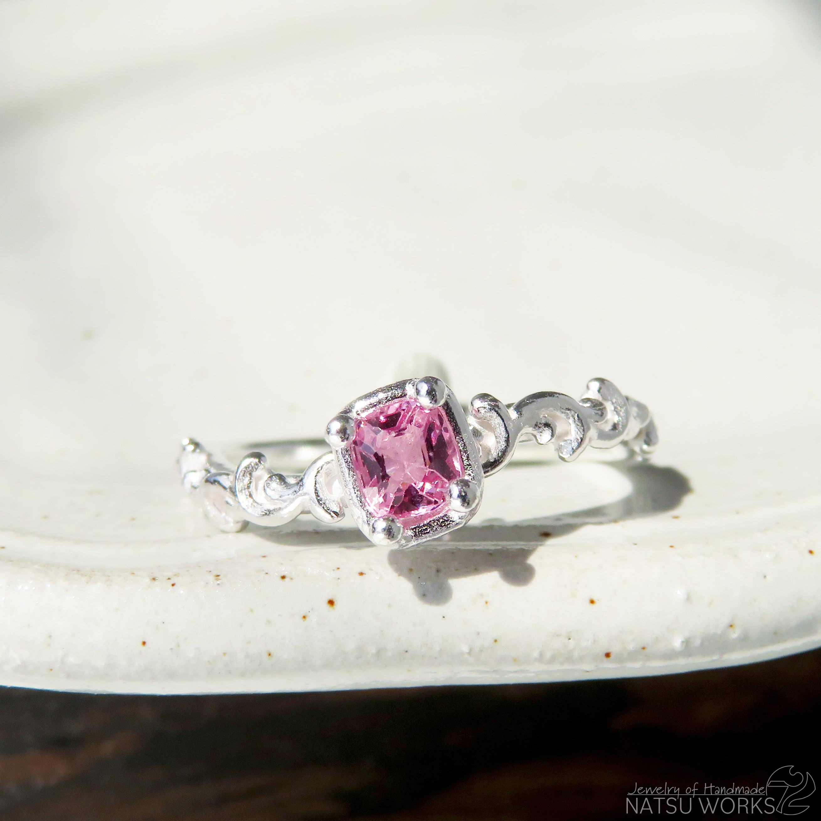スピネル リング / Botanical Pink Spinel Ring 〜