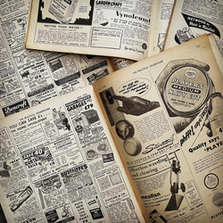 セピア系】紙もの20点セット(海外アンティーク＆ヴィンテージ