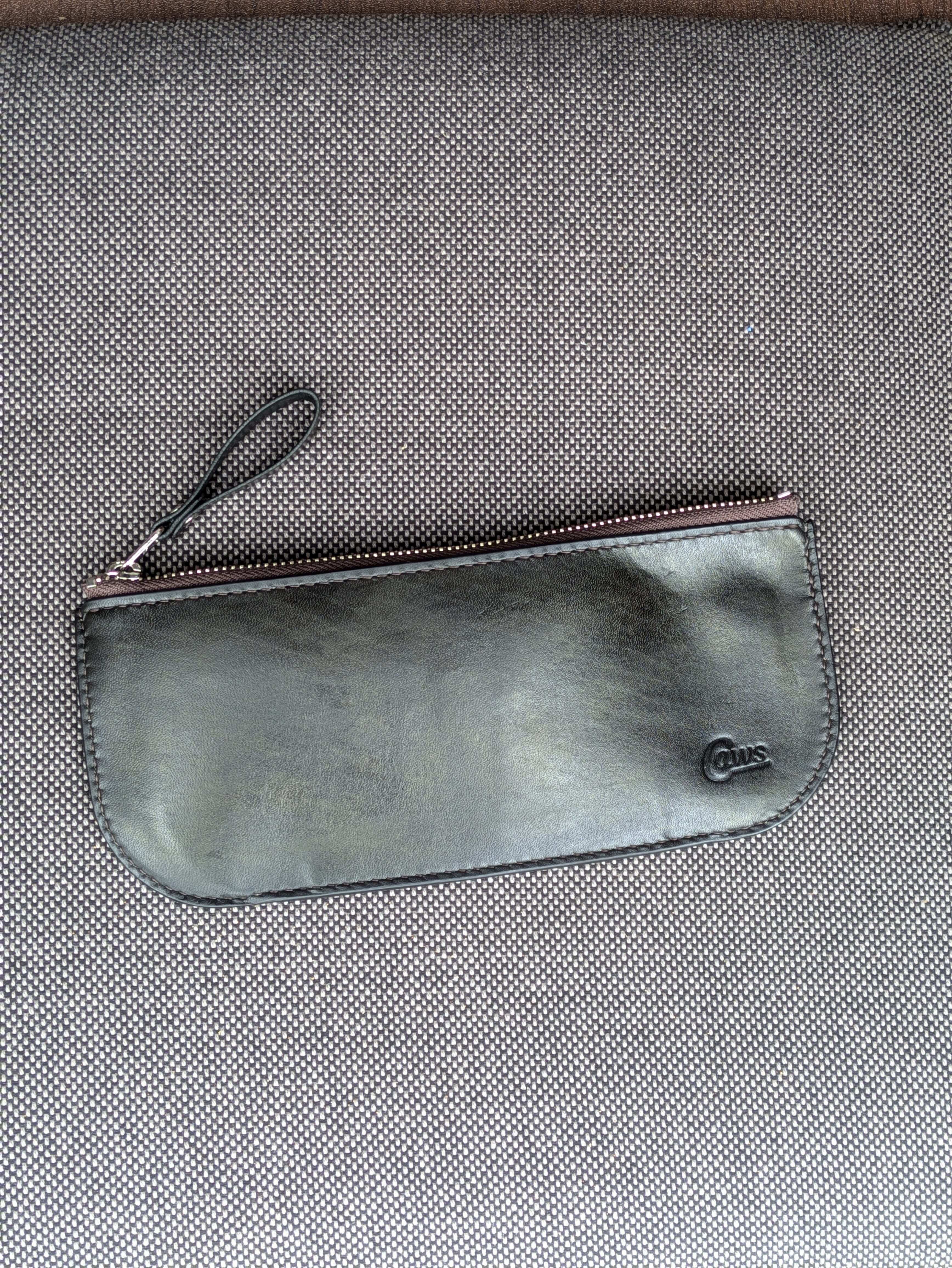 本革　ダブルファスナーロングウォレット　長財布