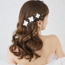 【美品】ANNAN WEDDING/ウェディングヘッドドレス イヤリング セット 楽天市場】【白花ヘッドドレス】 大きめ オフ白ヘッドドレス 髪