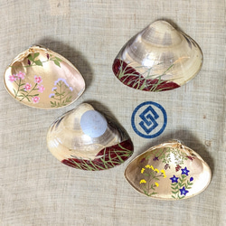 貝合わせ（秋の七草） その他インテリア雑貨 gla+cera 通販 18251714