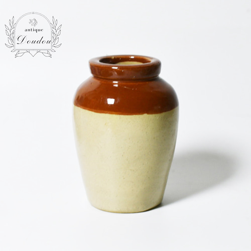 Extract of Malt and Cod Liver Oil アンティークポット【s0214