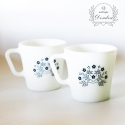 Pyrex - 未使用　オールドパイレックス　タイニーフラワー12ピースセット　ミント Pyrex - 未使用 オールドパイレックス タイニーフラワー12ピース