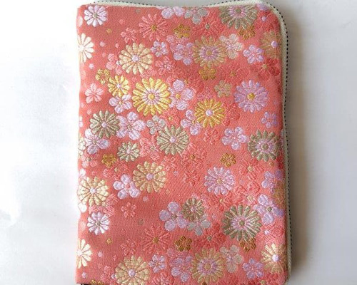 ヒナまつり ブックカバー付き 美品 楽天市場】ブックカバー 文庫サイズ 布 しおり紐付 patch 花柄