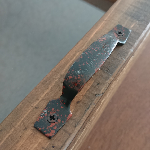 レトロ調な駄菓子ケース風木箱 2枚目の画像