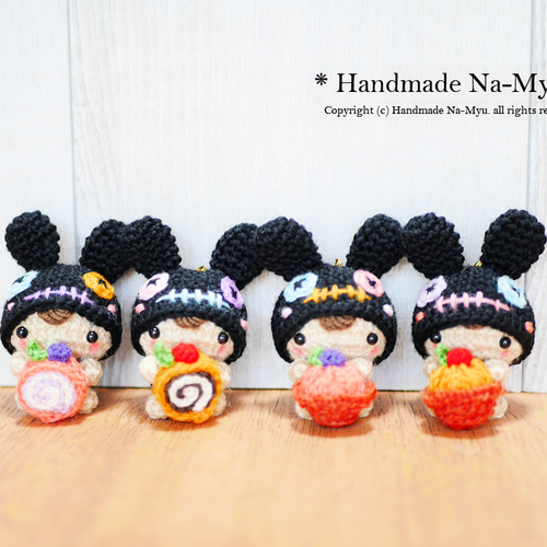あみぐるみ ハンドメイド ぶたさん うさぎさん 【オーダー商品