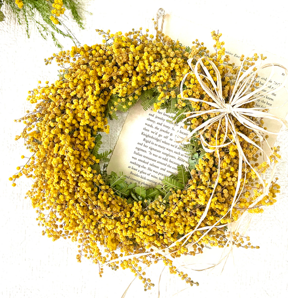受注制作ミモザのリース 受注制作ミモザのリース