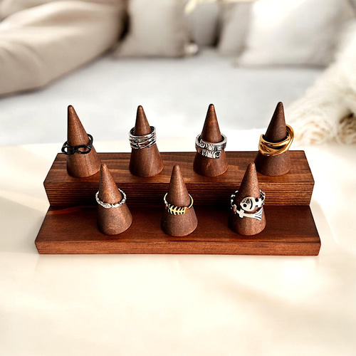 木製 リングスタンド ディスプレイ 指輪・リング itsunao 通販