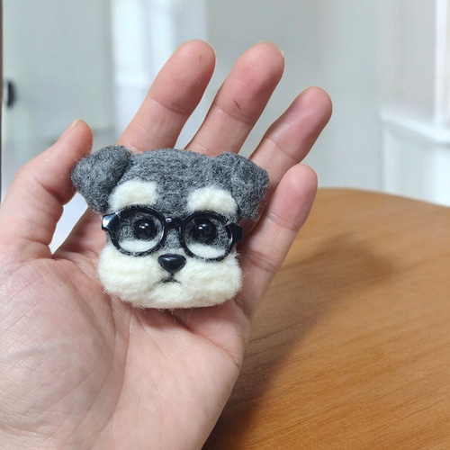 羊毛フェルトで作る愛犬さん オーダーメイド30cm - N-F-Miema