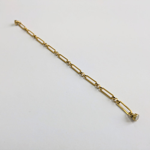 マグネット式】ゴールドチェーンブレスレット/サージカルステンレス