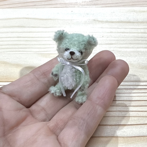 ミニチュア モールアート チビくま メロン テディベア モールベア