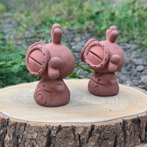 遮光器土偶ちゃん(受注生産) その他置物 うつわポータル 通販 遮光器土偶ちゃん(受注生産) その他置物 うつわポータル 通販